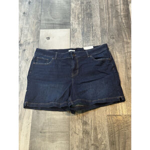 M Jeans By Maurices Classic 6” Jean Shorts Sz 20W Original Fit MidRise Denim New